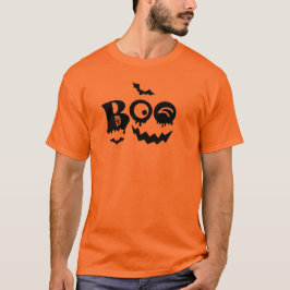 Diseño de camiseta de Boo Pumpkin Face Halloween
