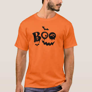 Diseño de camiseta de Boo Pumpkin Face Halloween