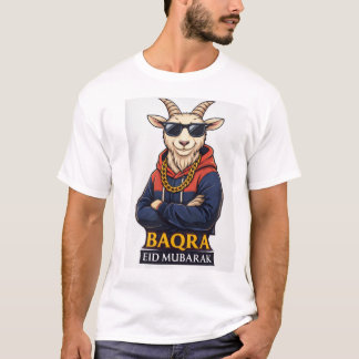 Diseño de camiseta de cabra Baqra Eid Mubarak -Coo