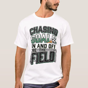 Diseño de camiseta de campo vintage de fútbol pers