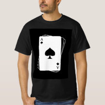 diseño de camiseta de cartas de hombres