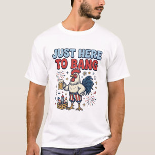 Diseño de camiseta de cerveza y fuegos artificiale
