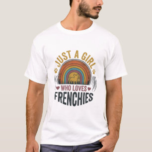 Diseño de camiseta de chica amante de perros Vinta
