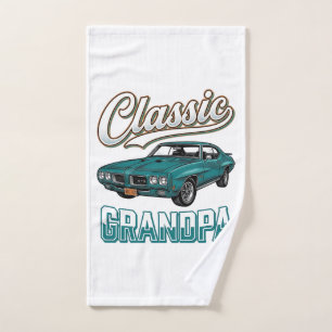 Diseño de camiseta de coche vintage de abuelo clás