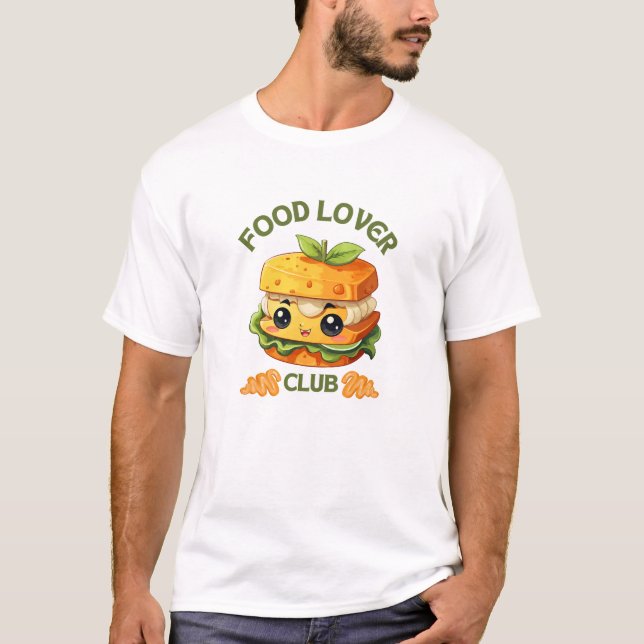 Diseño de camiseta de comida Personalizado (Anverso)