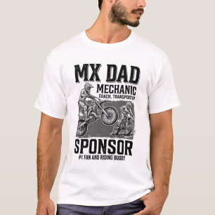 Diseño de camiseta de compañero de motocross Vinta