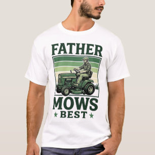 Diseño de camiseta de cortacésped vintage Padre Co