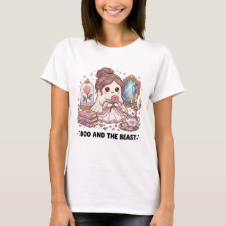 Diseño de camiseta de cuento de hadas Boo Cute, fa