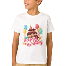 diseño de camiseta de cumpleaños de camiseta de ch