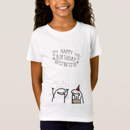 diseño de camiseta de cumpleaños feliz para bebé 