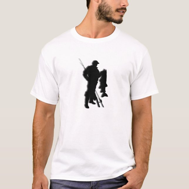 Diseño de camiseta de deportes de pesca (Anverso)