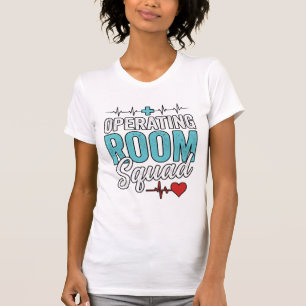 Diseño de camiseta de enfermera quirúrgica del equ