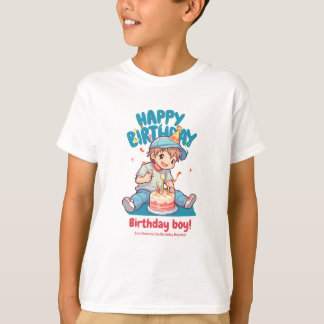 diseño de camiseta de feliz cumpleaños