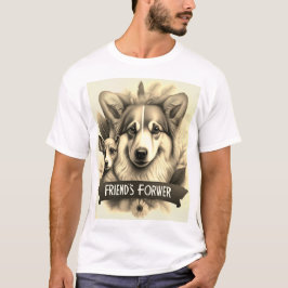 Diseño de camiseta de Friends Forever