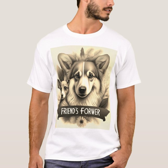 Diseño de camiseta de Friends Forever (Anverso)