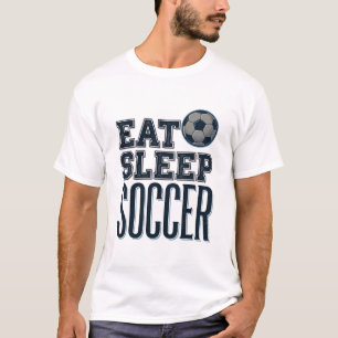 Diseño de camiseta de fútbol vintage Eat Sleep (2)