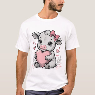 Diseño de camiseta de grabado vintage corazón de t