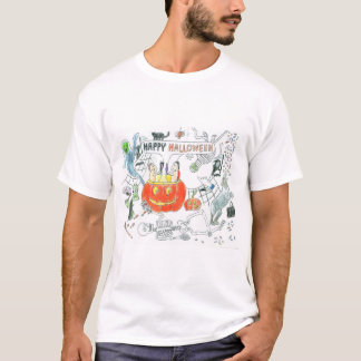 Diseño de camiseta de Halloween