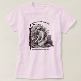 Diseño de camiseta de jardinero vintage
