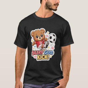 Diseño de camiseta de jugador de fútbol con oso de