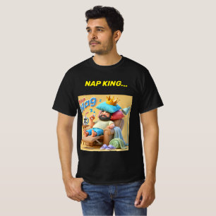 Diseño de camiseta de la corona de la almohada del