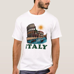 Diseño de camiseta de la pasión histórica de Itali