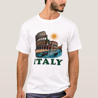 Diseño de camiseta de la pasión histórica de Itali