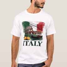 Diseño de camiseta de la pasión histórica de Itali