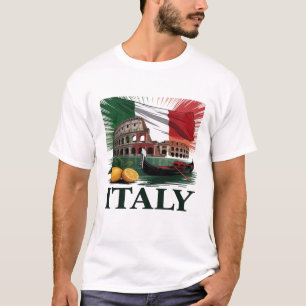 Diseño de camiseta de la pasión histórica de Itali