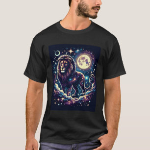 Diseño de camiseta de león con diseño de camiseta 