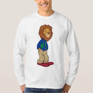 Diseño de camiseta de mascota de león para Persona
