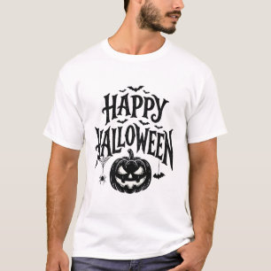 Diseño de camiseta de murciélago de calabaza feliz
