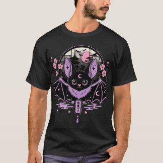 Diseño de camiseta de murciélago gótico pastel Mae