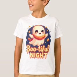 Diseño de camiseta de noche de fantasmas de Hallow