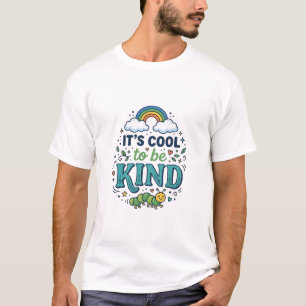Diseño de camiseta de oruga arcoíris Cool To Be Ki