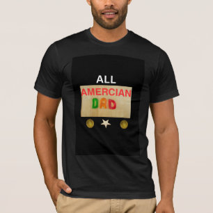 diseño de camiseta de Papá Americano