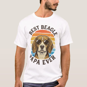 Diseño de camiseta de Papá de Beagle vintage el me