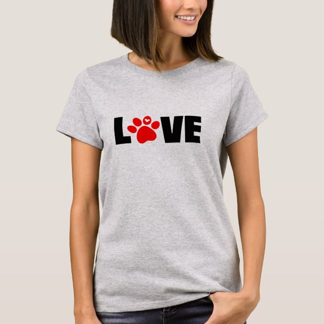 Diseño de camiseta de perro de gato Mascota de las (Anverso)