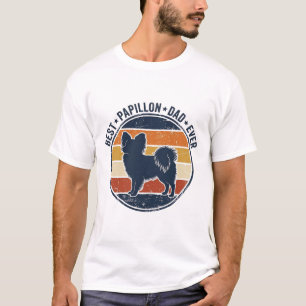 Diseño de camiseta de puesta de sol retro para pap