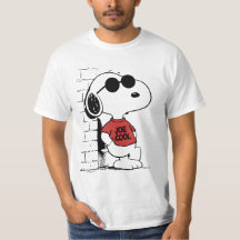 Diseño de camiseta de Snoopy Joe Cool | Dibujos an