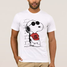 Diseño de camiseta de Snoopy Joe Cool | Dibujos an