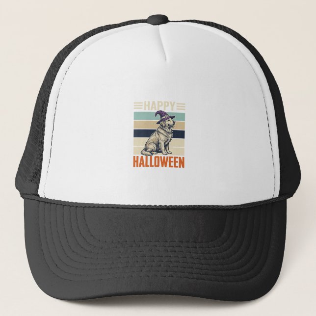 Diseño de camiseta de sombrero de bruja de perro f (Anverso)