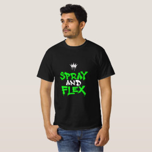 Diseño de camiseta de streetwear con grafiti Spray