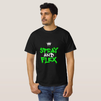 Diseño de camiseta de streetwear con grafiti Spray