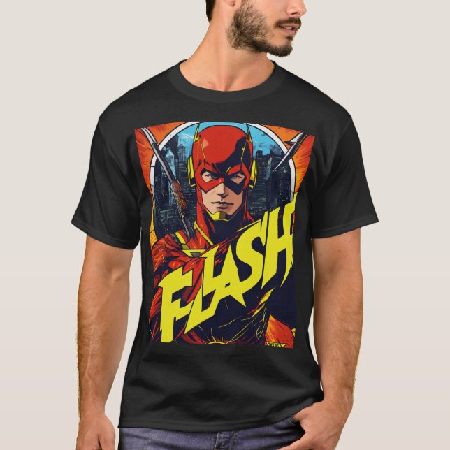 "Diseño de camiseta de superhéroe - Gráfico audaz  (Anverso)