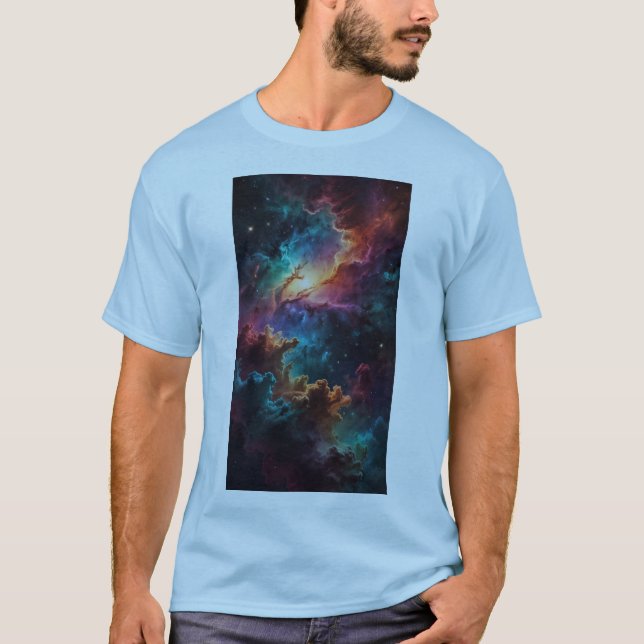 Diseño de camiseta de Swirl Cosmic (Anverso)