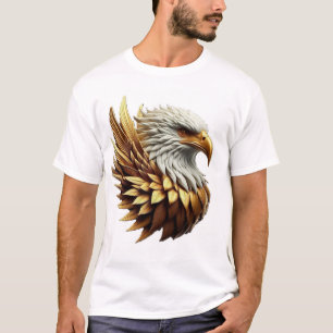 "Diseño de camiseta de tatuaje de águila"