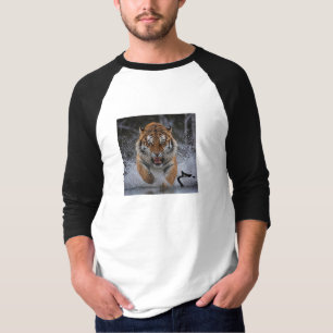 diseño de camiseta de tigre @ arte de gato