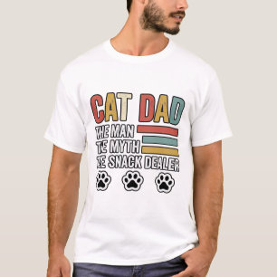 Diseño de camiseta de vendedor de snacks divertido