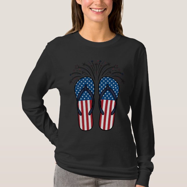 Diseño de camiseta de verano de fuegos artificiale (Anverso)